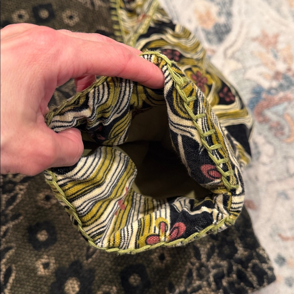Free People Black and Gold Patterned Jacket - Picture 7 of 8